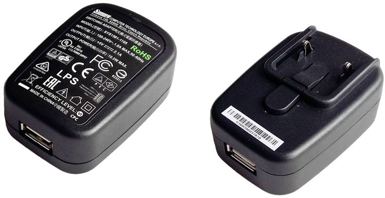 DEHNER ELEKTRONIK SYS 1561-1105-W2E USB Inlet Steckernetzteil, Festspannung 5 V/DC 2.1 A 10.5 W