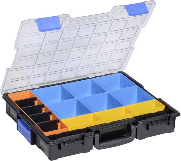 Allit EuroPlus Pro K44/15 Sortimentskoffer (L x B x H) 355 x 440 x 76 mm Anzahl Fächer: 15 variable Unterteilung Box Inhalt 1 St.