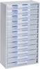Allit 464800 Kleinteilmagazin VarioPlus ProM 57/36 stapelbar (B x H x T) 300 x 565 x 140 mm Silber, Transparent 1 St.
