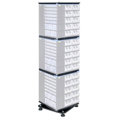 Allit 464665 Drehständer VarioPlus Pro R 171 (B x H x T) 445 x 1710 x 445 mm Schwarz 1 St.