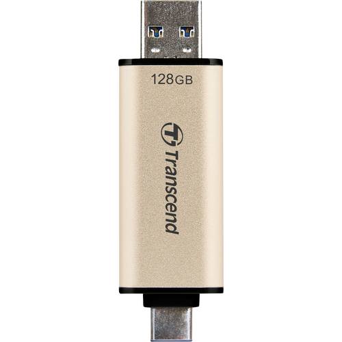 Transcend JetFlash 930C USB-Stick 128 GB Gold TS128GJF930C USB-A (USB 3.2 Gen 1), USB-C®