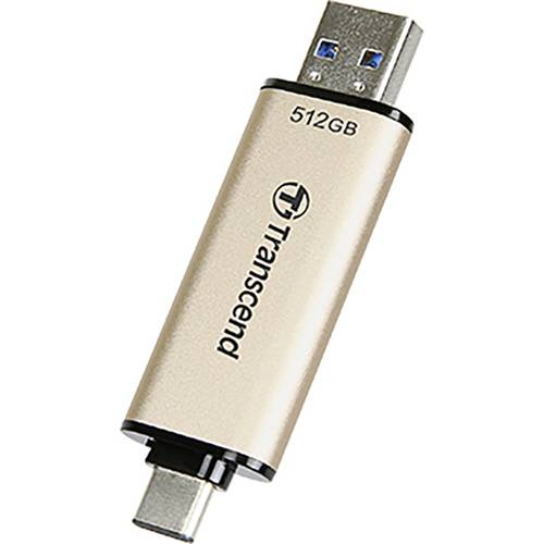 Transcend JetFlash 930C USB-Stick 512 GB Gold TS512GJF930C USB-A (USB 3.2 Gen 1), USB-C®