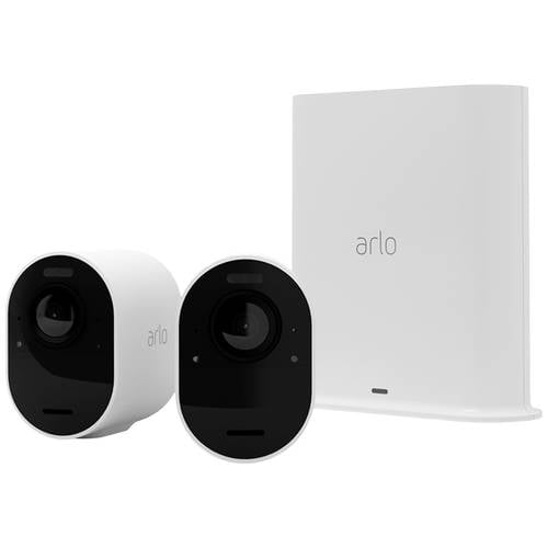 ARLO Ultra 2 4K, 2er Set VMS5240-200EUS Kabellos, WLAN IP-Überwachungskamera-Set 3840 x 2160 Pixel