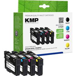 Image of KMP Tinte Kombi-Pack ersetzt Epson Epson 502XL Kompatibel Kombi-Pack Schwarz, Cyan, Magenta, Gelb E196XV 1646,4005