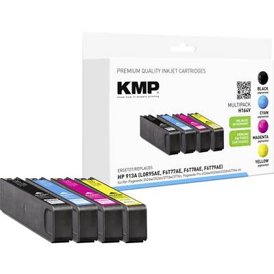 KMP Tinte Kombi-Pack ersetzt HP HP 913A Kompatibel Kombi-Pack Schwarz, Cyan, Magenta, Gelb H164V 1750,4005