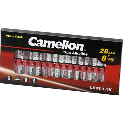 Camelion Plus LR03 Micro (AAA)-Batterie Alkali-Mangan  1.5 V 36 St.