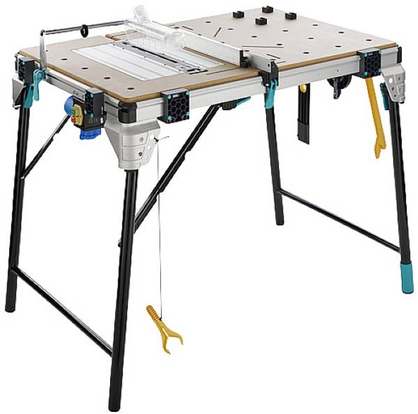 Wolfcraft 6918000  MASTER cut 2600 Maschinentisch EU  Schwarz, Silber