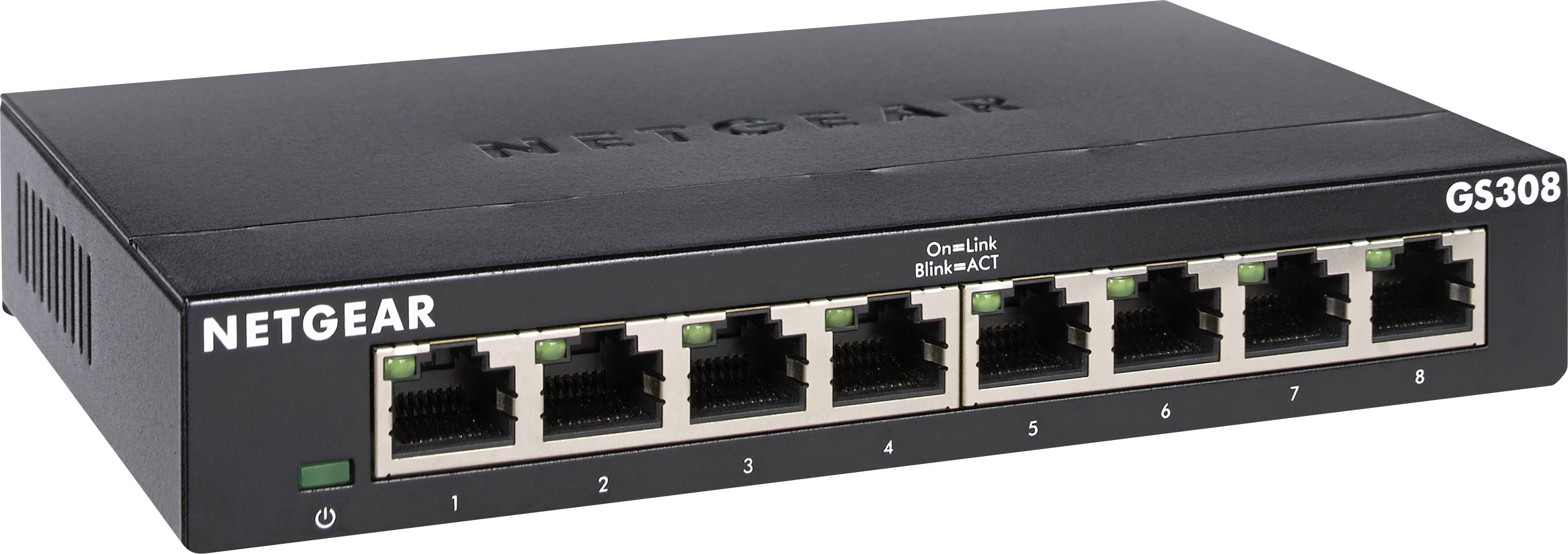 NETGEAR 8Port Switch 10/100/1000 GS308