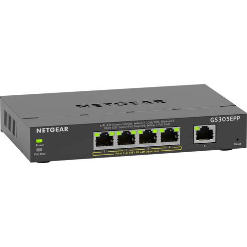 Thumbnail - NETGEAR Plus GS305EP Netzwerk Switch 5 Port