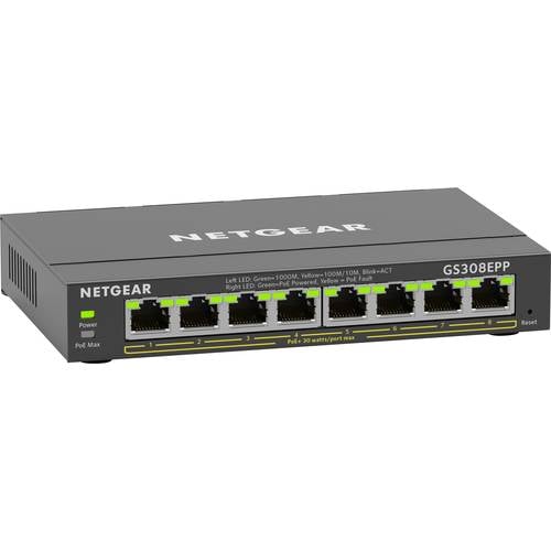 Thumbnail - NETGEAR GS308EP Netzwerk Switch 8 Port