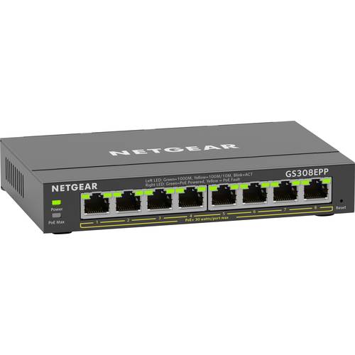 NETGEAR GS308EPP Netzwerk Switch 8 Port