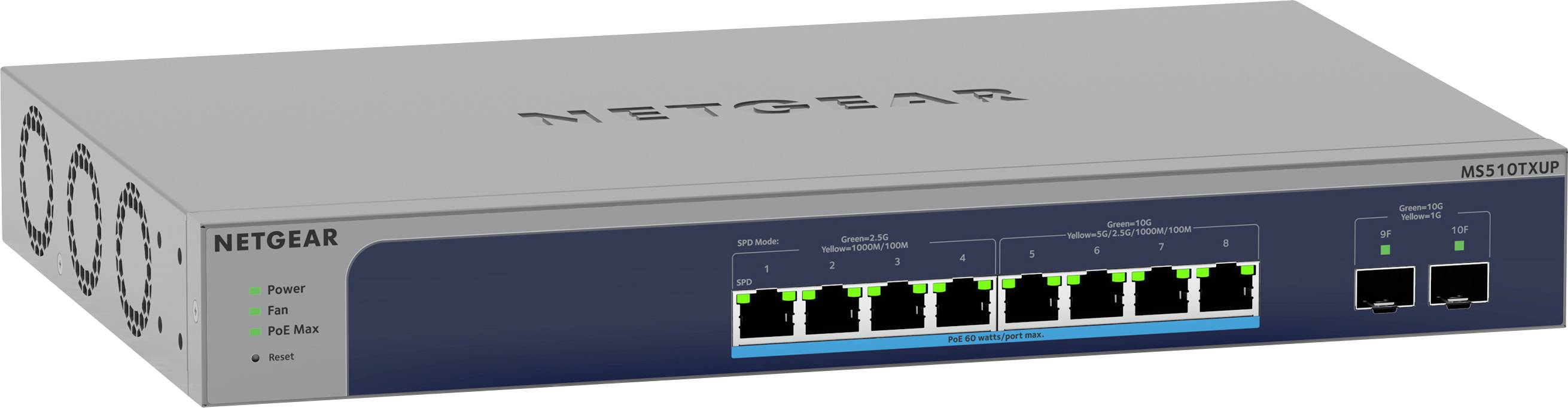NETGEAR MS510TXUP-100EUS MS510TXUP Netzwerk Switch 8 Port PoE-Funktion-1