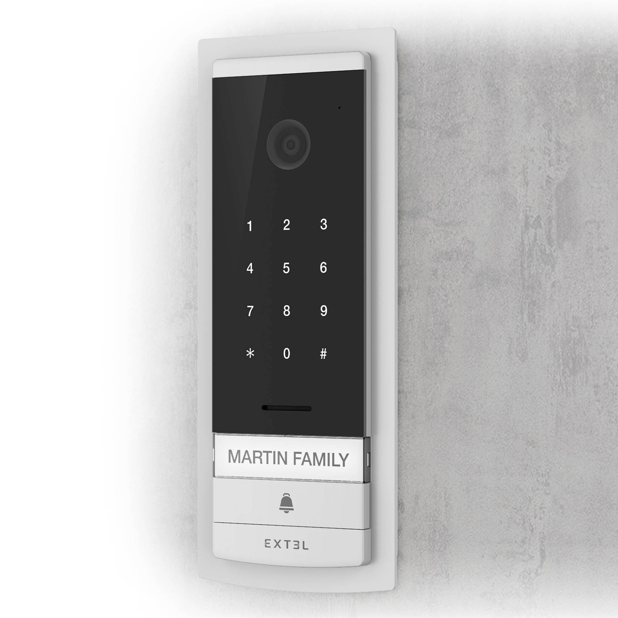 Extel CODE Connect Video-Türsprechanlage WLAN Komplett-Set Schwarz, Glas-7