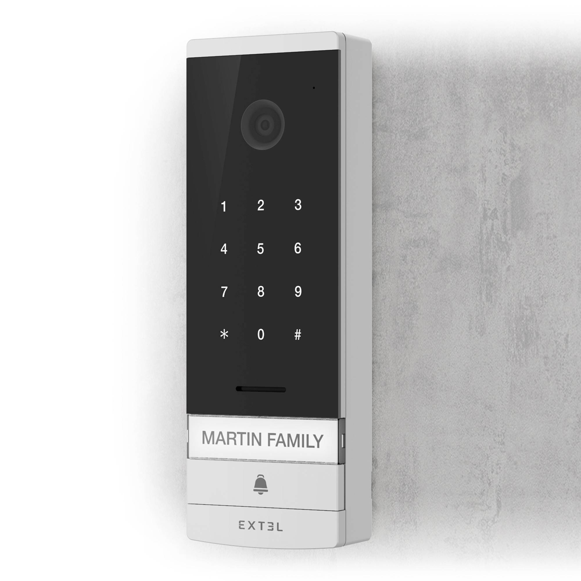 Extel CODE Connect Video-Türsprechanlage WLAN Komplett-Set Schwarz, Glas-8
