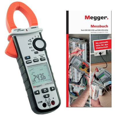 Megger DPM1000 + Messbuch Stromzange    CAT III 1000 V, CAT IV 600 V 