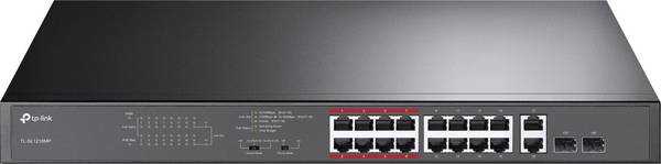 TP-LINK TL-SL1218MP TL-SL1218MP Netzwerk Switch 16 + 2 Port 10 / 100 / 1000 MBit/s PoE-Funktion