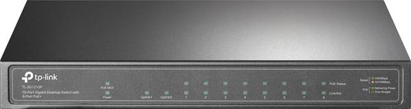 TP-LINK TL-SG1210P TL-SG1210P Netzwerk Switch 8 + 1 Port 10 / 100 / 1000 MBit/s PoE-Funktion
