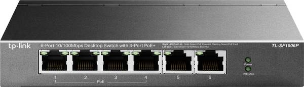 TP-LINK TL-SF1006P TL-SF1006P - V1 Netzwerk Switch 6 Port 10 / 100 MBit/s PoE-Funktion