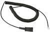 plusonic 100-009-P Headset-Kabel 1.00 m Schwarz