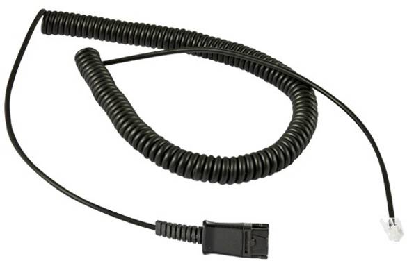 plusonic 100-009-P Headset-Kabel 1.00 m Schwarz
