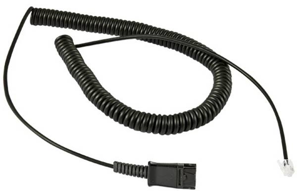 plusonic 100-015-P Headset-Kabel 1.00 m Schwarz