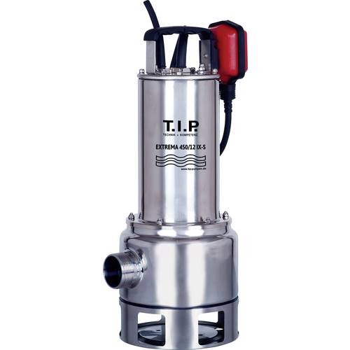 T.I.P. - Technische Industrie Produkte 30278 EXTREMA 450/12 IX-S Schmutzwasser-Tauchpumpe 27000 l/h 12 m