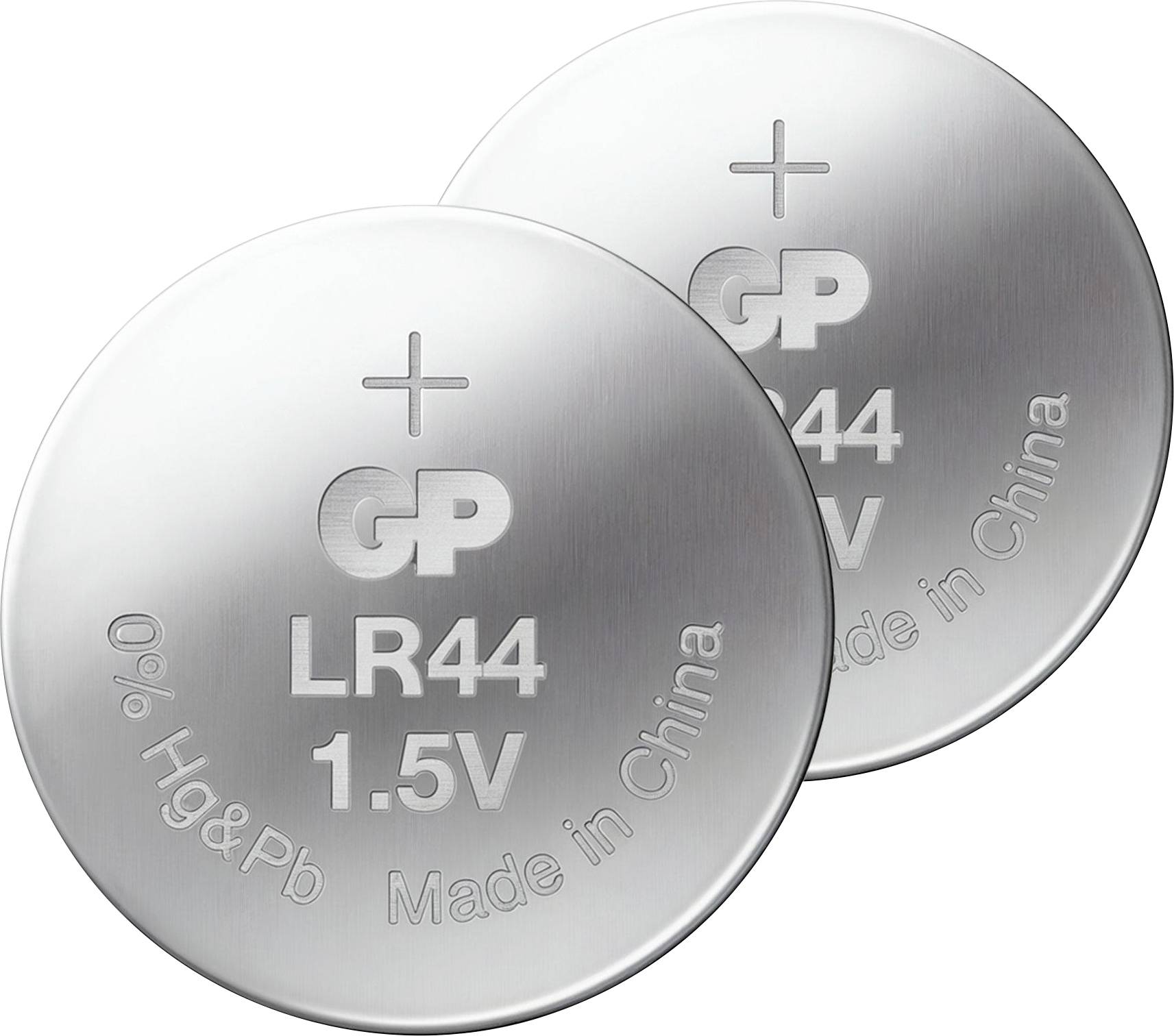 GP Knopfzelle LR44 1.5 V 2 St. 110 mAh Alkali-Mangan GP76ASTD222C2