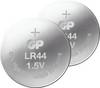 GP Knopfzelle LR44 1.5 V 2 St. 110 mAh Alkali-Mangan GP76ASTD222C2