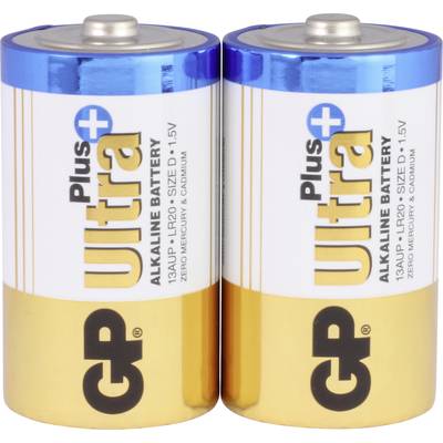GP Batteries GP13AUP / LR20 Mono (D)-Batterie Alkali-Mangan  1.5 V 2 St.