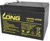 Long WP15-12SE WP15-12SE Bleiakku 12 V 15 Ah Blei-Vlies (AGM) (B x H x T) 151 x 103 x 99 mm Flachstecker 6.35 mm Zyklenfest, Geringe Selbstentladung, Wartungsfrei