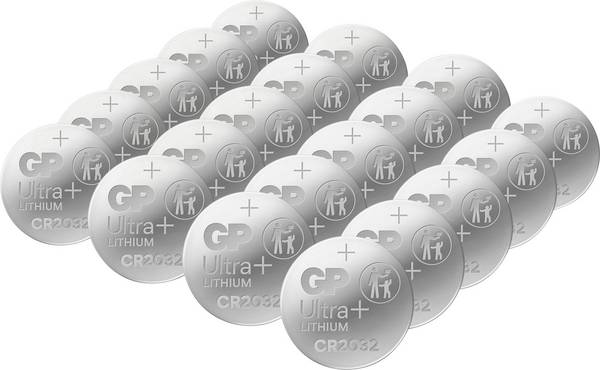 GP Knopfzelle CR2032 3 V 20 St. Lithium GPCR2032STD841C20