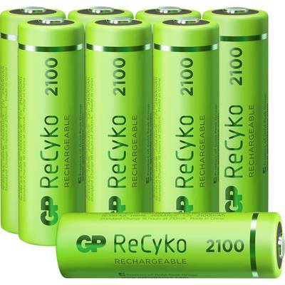 GP Batteries ReCyko+ HR06 Mignon (AA)-Akku NiMH 2100 mAh 1.2 V 8 St.