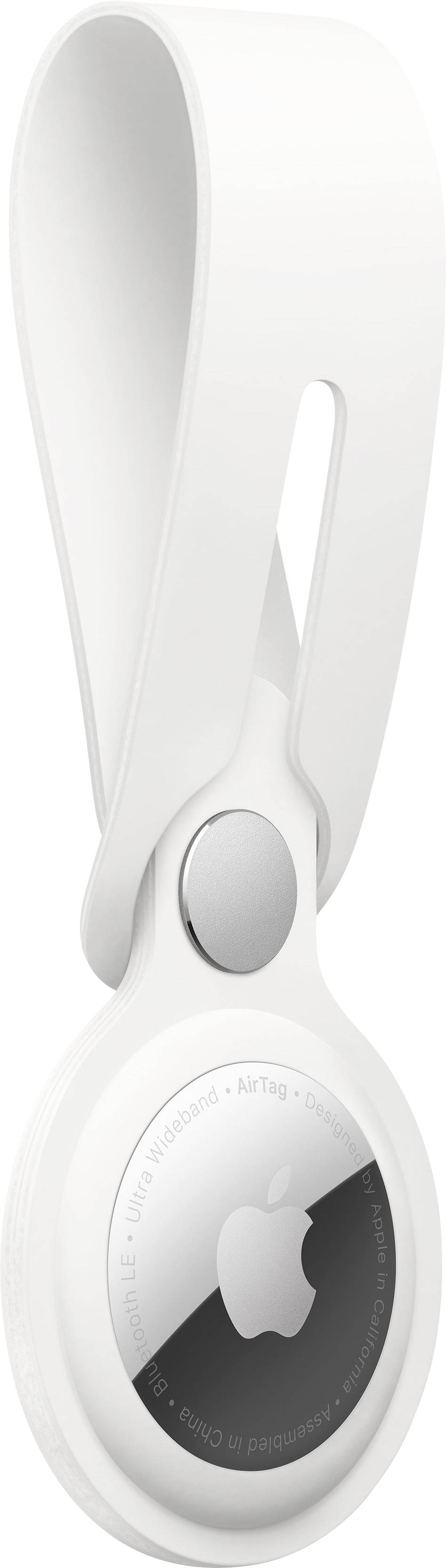 Apple AirTag Anhänger Polyurethan Weiß-1
