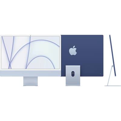 Apple iMac Retina 4.5K (2021) 61 cm 24 Zoll  Apple M1  8 GB RAM 512 GB SSD Apple M1 8-Core GPU Blue MacOS