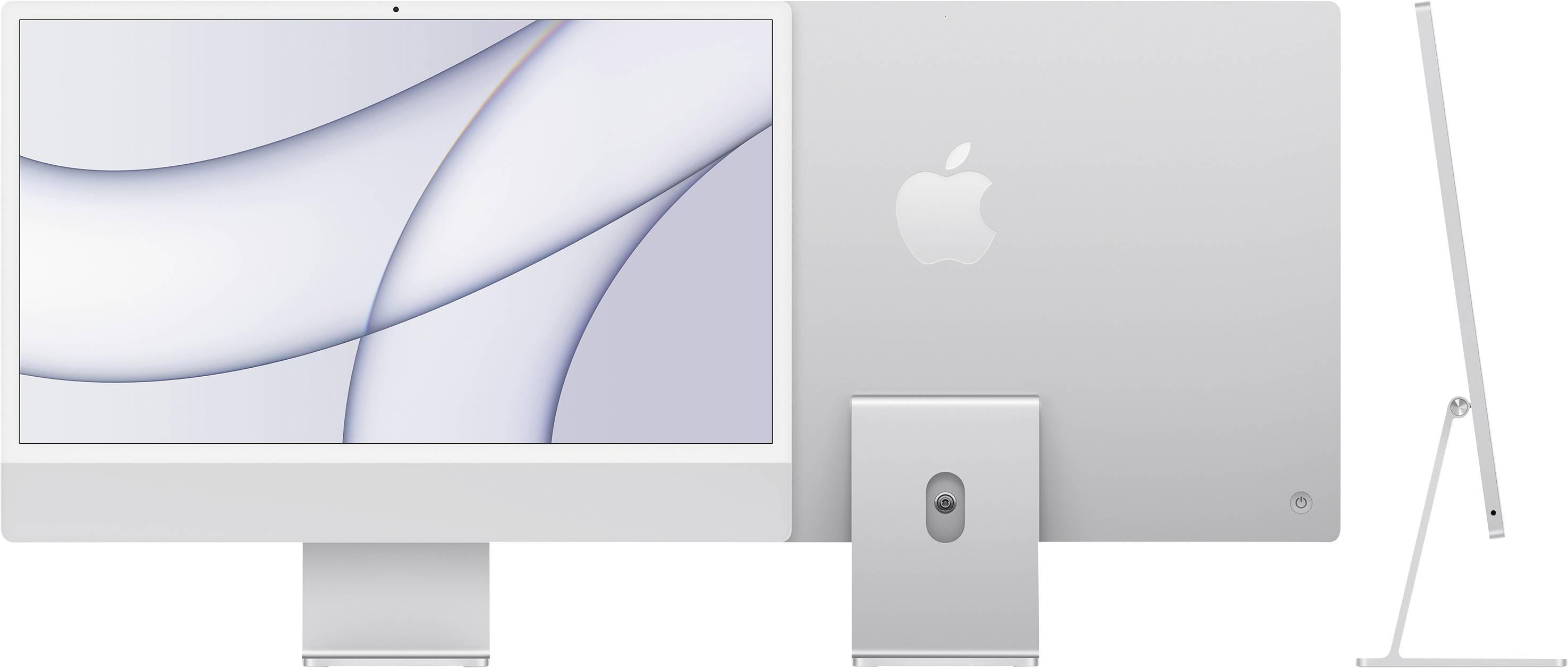 APPLE iMac 4.5K Silber 59,62cm (24\") Apple M1 8GB 256GB MacOS