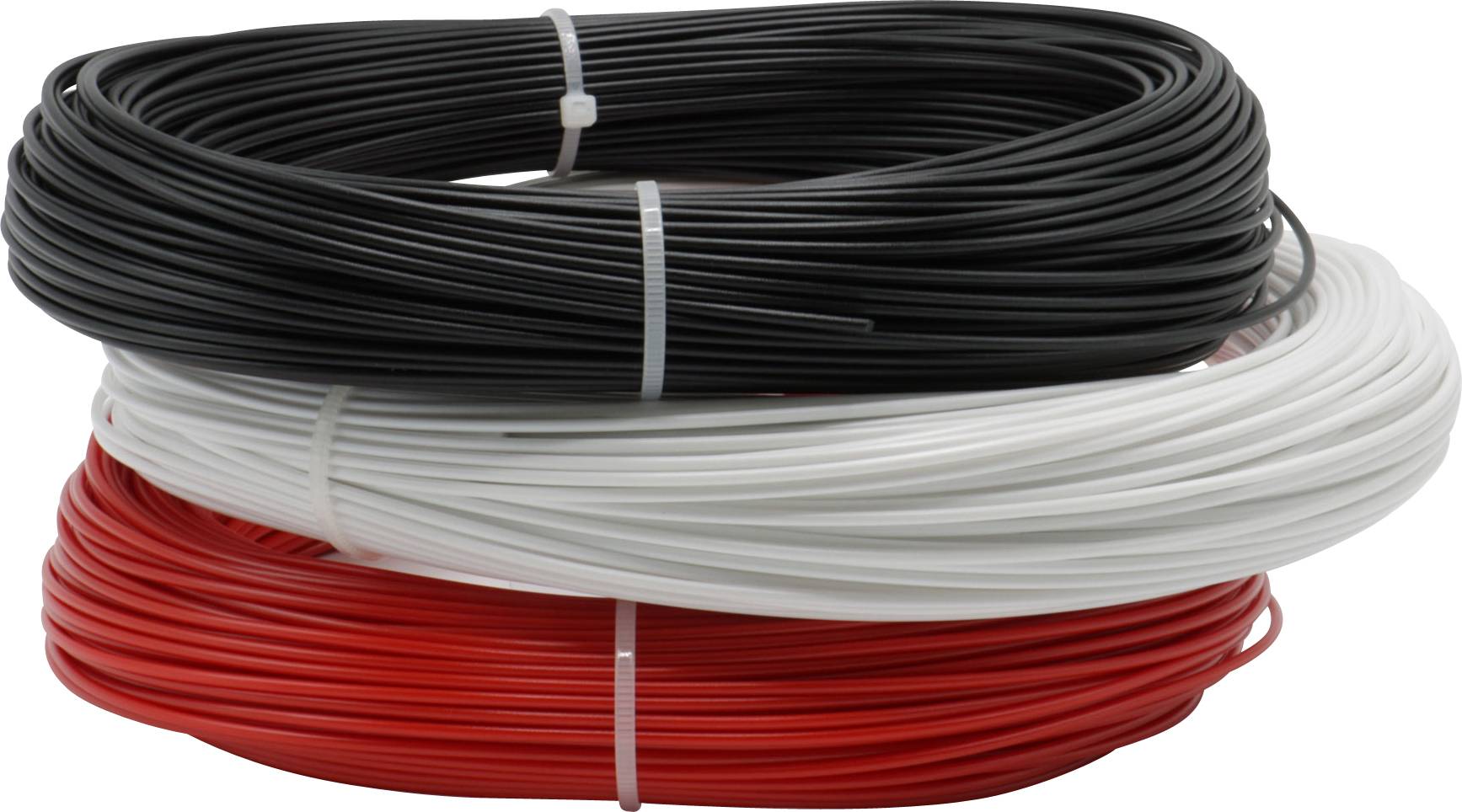CONRAD Renkforce RF-4738582 Filament ABS 1.75 mm 600 g Schwarz, Weiß, Rot 1 St.