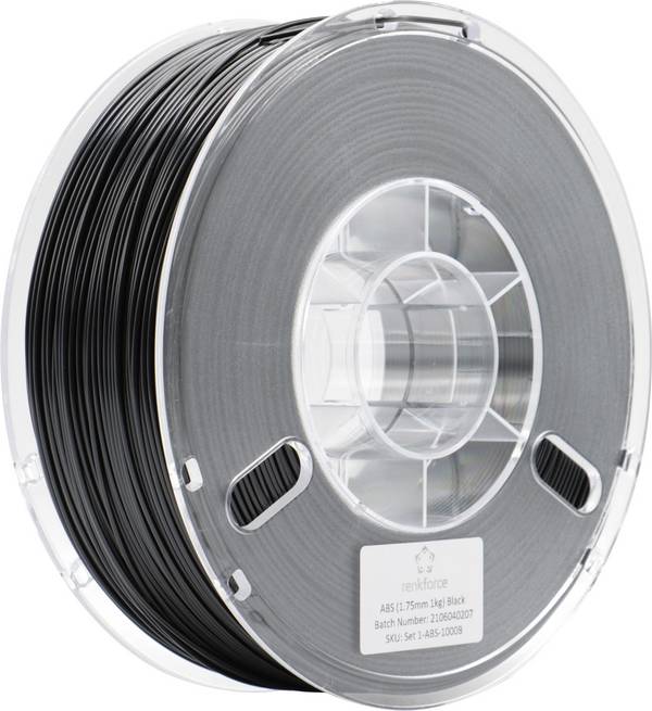 Renkforce RF-4738584  Filament ABS  1.75 mm 1000 g Schwarz  1 St.