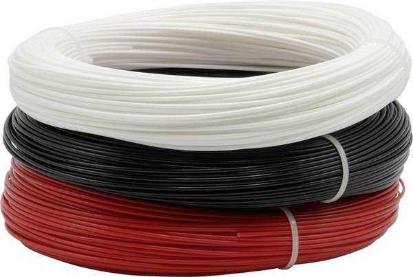 Renkforce RF-4738590  Filament PETG  1.75 mm 600 g Schwarz, Weiß, Rot  1 St.