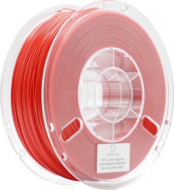 Renkforce RF-4738596  Filament PETG  1.75 mm 1000 g Rot  1 St.