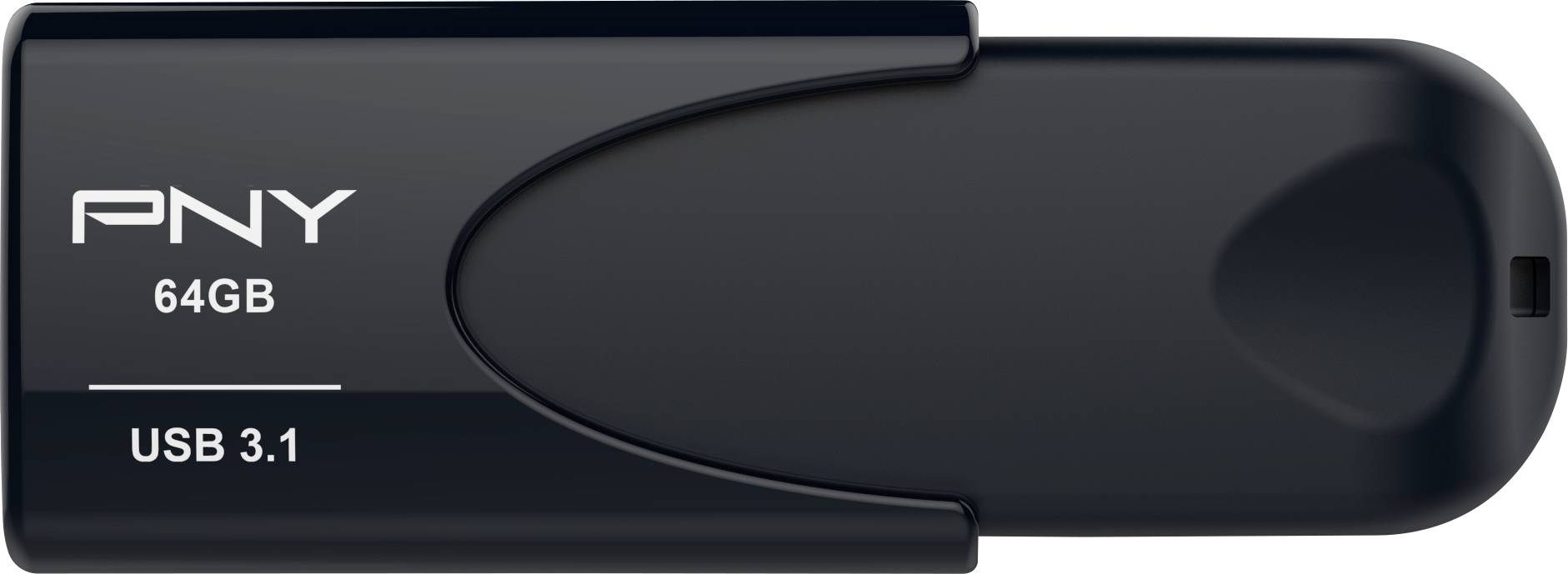 PNY Attaché 4 3.1 64GB USB-Stick 64 GB Schwarz FD64GATT431KK-EF USB-A (USB 3.1 Gen 1)-3