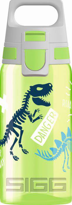 SIGG VIVA ONE Jurassica Kinder Trinkflasche (0.5 L), schadstofffreie Kinderflasche mit