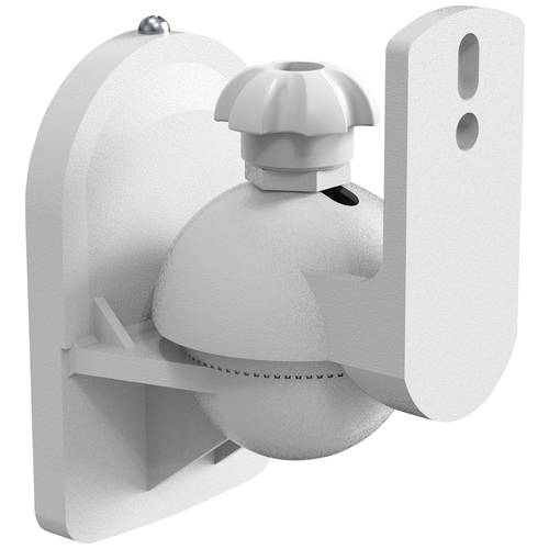 My Wall HB 6 WL Lautsprecher-Wandhalterung Neigbar, Drehbar Wandabstand (max.): 64 mm Weiß 1 Paar