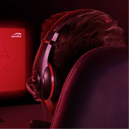 SpeedLink LEGATOS Gaming Over Ear Headset kabelgebunden Stereo