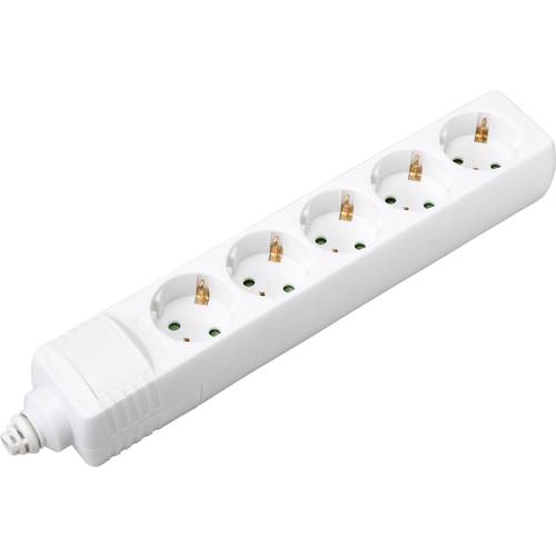 Sygonix SY-4744418 Steckdosenleiste 5fach Weiß 1 St.