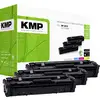 KMP Toner ersetzt HP HP 201X (CF401X, CF403X, CF402X) Kompatibel Kombi-Pack Cyan, Magenta, Gelb 2300 Seiten H-T215VX 2536,3030