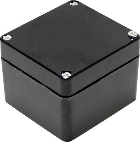 HAMMOND Electronics 1590ZGRP081BK Universal-Gehäuse 80 x 75 x 55 Polyester Schwarz 1 St.