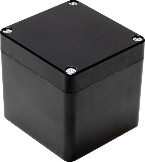 HAMMOND Electronics 1590ZGRP084BK Universal-Gehäuse 80.5 x 75.50 x 75 Polyester Schwarz 1 St.