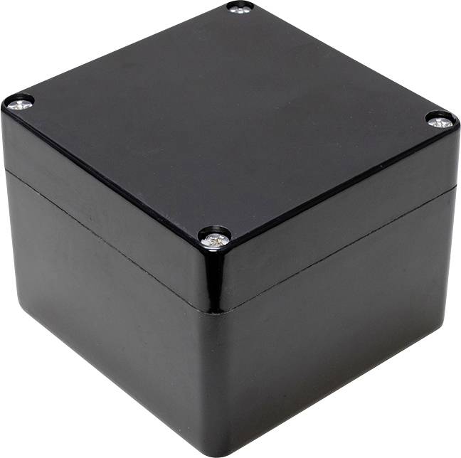 HAMMOND Electronics 1590ZGRP121BK Universal-Gehäuse 120 x 122 x 91 Polyester Schwarz 1 St.