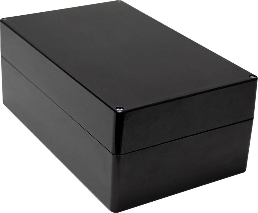 HAMMOND Electronics 1590ZGRP244BK Universal-Gehäuse 400 x 250 x 160 Polyester Schwarz 1 St.