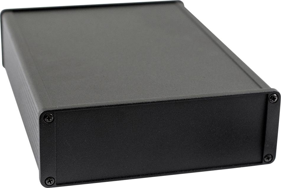 HAMMOND Electronics 1457T2201BK Universal-Gehäuse 220 x 165 x 55 Aluminium Schwarz 1 St.